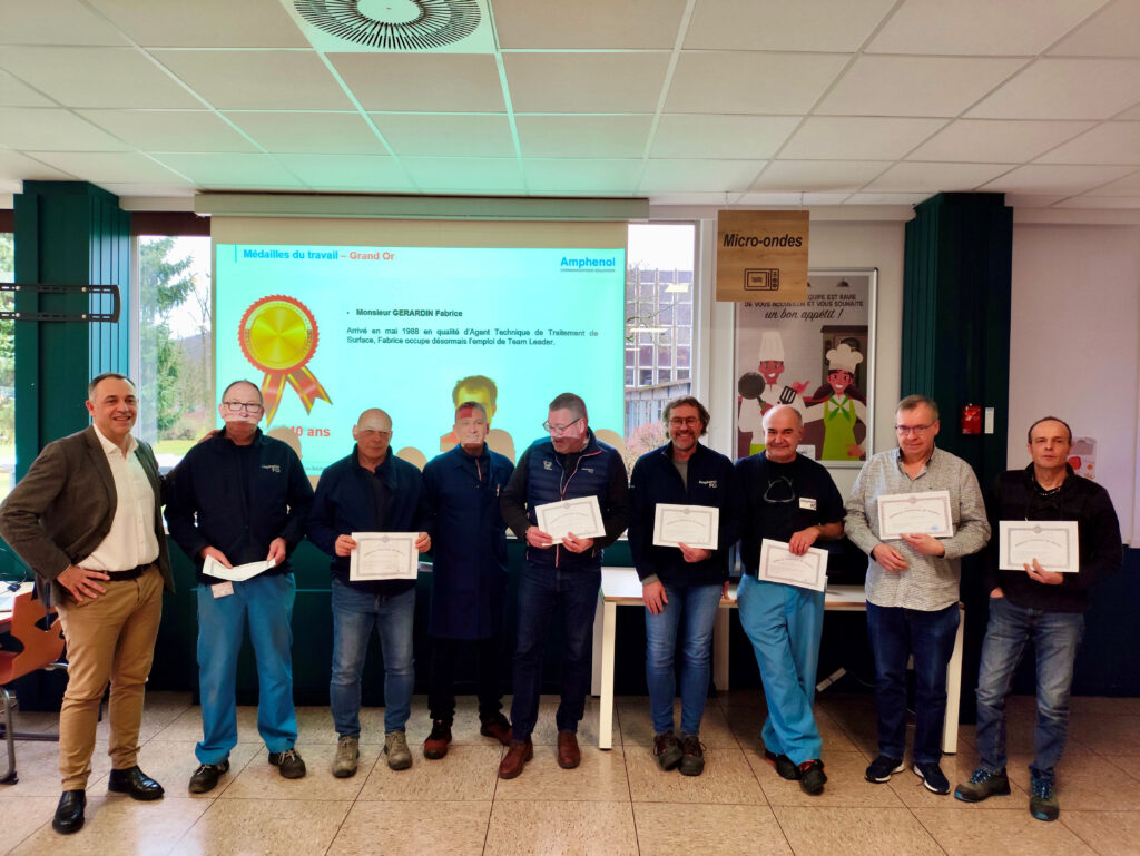 Cérémonie de la remise des diplômes du travail